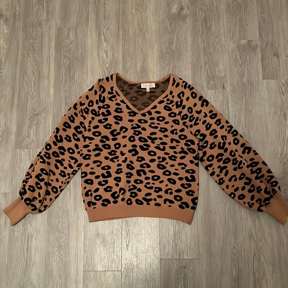 Leopard Print Fall Sweater